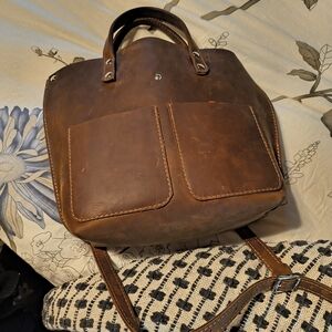 Gorgeous handcrafted leather handbag